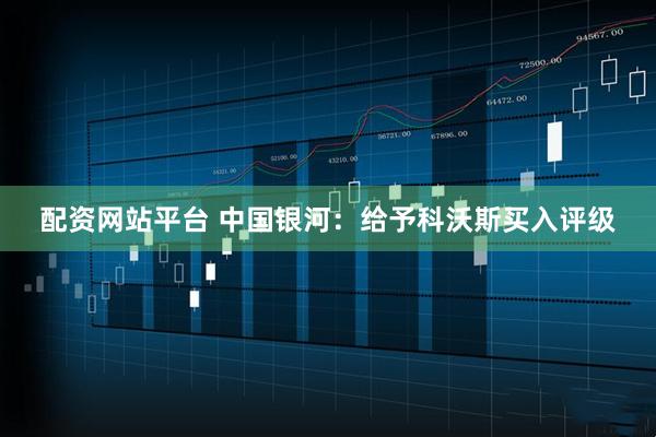 配资网站平台 中国银河：给予科沃斯买入评级